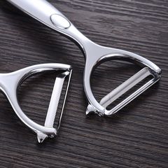 Stainless Steel Fruit Peeler, Zester, Kitchen Peeler, Household Potato & Produce Peeler, Vegetable Grater