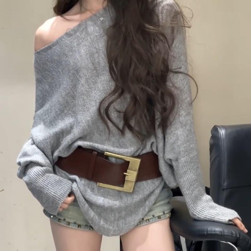 Retro Maillard Style Wide Waist Accessories Belt for Women with Skirts and Jeans Niche Design Sexy Decoration