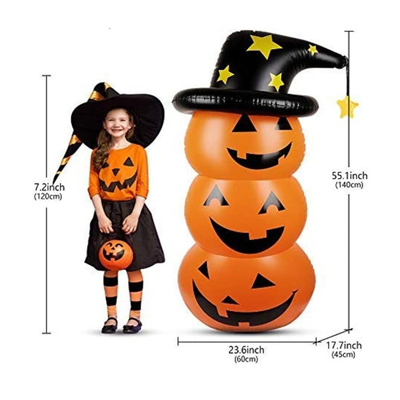 ハロウィンの屋外の置物の空気入れのカボチャの頭の幽霊の場所の配置の道具のハロウィンの庭の空気入れの装飾品|undefined