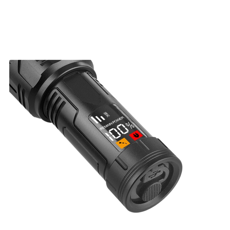 Nueva luz fuerte linterna súper brillante al aire libre de largo alcance de carga táctica Proyector láser LED patrulla casera luz láser