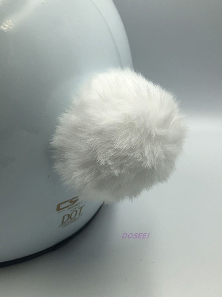 Universal – Plush Helmet Auto Parts and Accessories - white