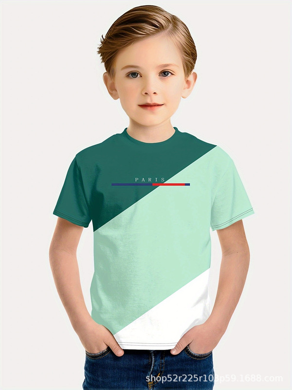 子供半袖TシャツカテゴリーA夏新作男の子ベビー女の子服韓国版2025子供服|undefined