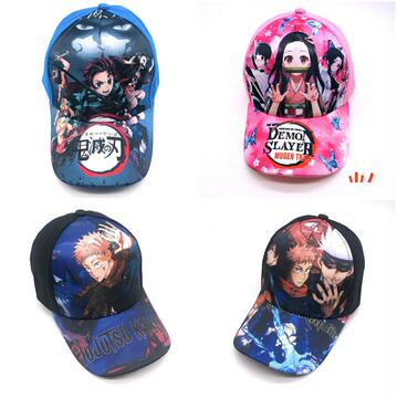 秋季新品棉儿童卡通帽子小狗队粉红猪鬼灭之刃among Us 阿里巴巴