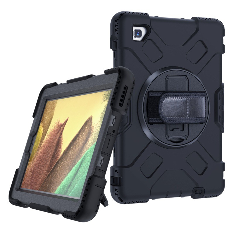 Funda con Soporte Giratorio para Tableta de Silicona, Anticaída y Antidesgaste para Samsung