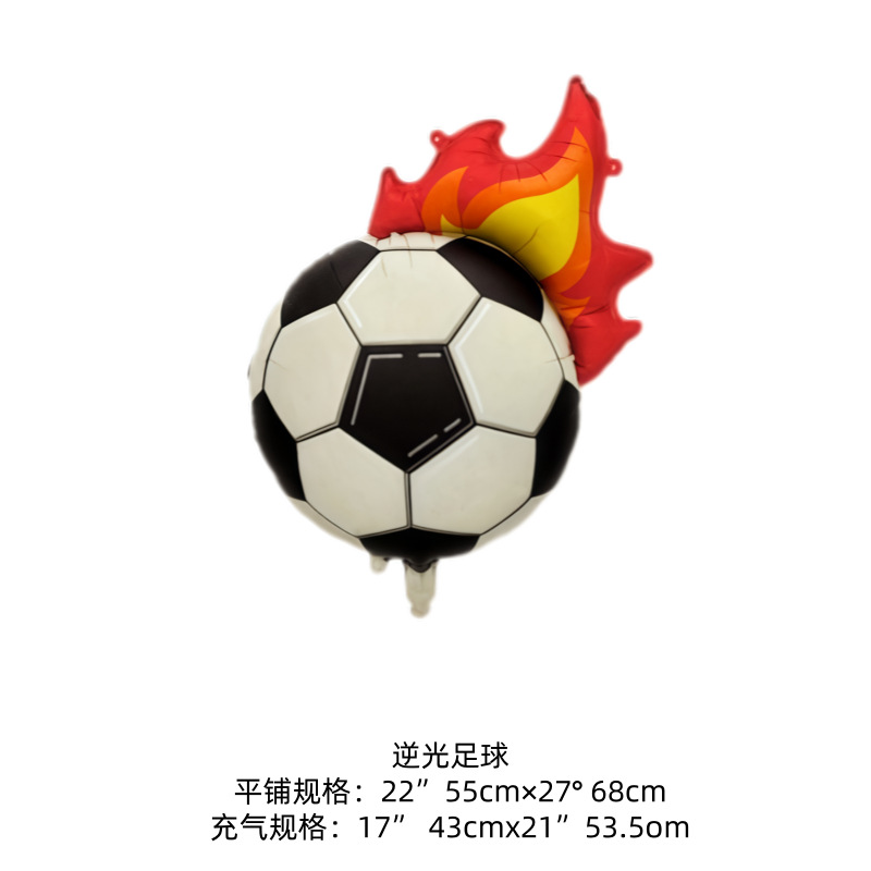 Balón temático de fútbol columna de pie trofeo de fútbol pilas de fútbol modelado de la Copa de Europa decoración de campo verde image 13