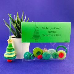 跨境新品DIY纽扣圣诞装饰套装Button Christmas decoration set
