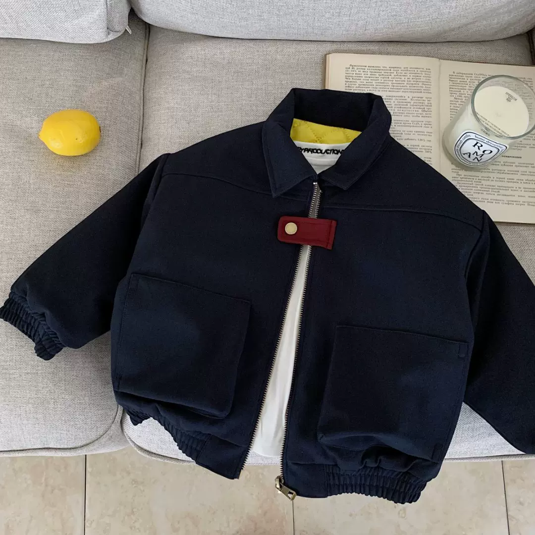 儿童棉衣2025冬季新款童装重工刺绣夹棉保暖宝宝休闲夹克上衣潮酷