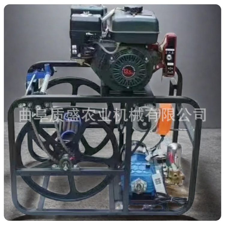 汽油动力遥控打药机自动摆管医院消毒雾化机冷雾机