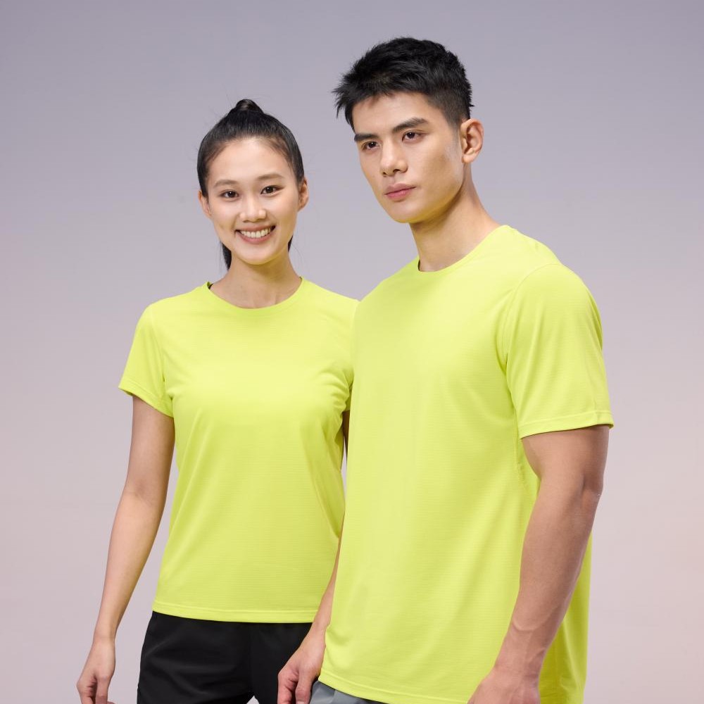 Quick-drying T-shirt summer short-sleeved ice silk round neck logo embroidery overalls men and women group clothing wholesale