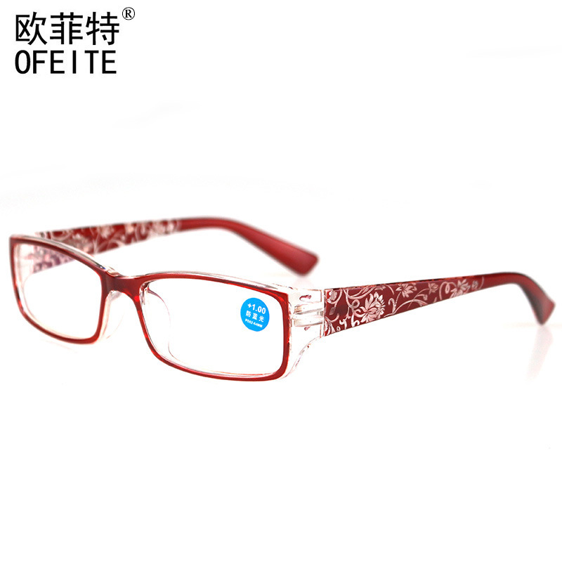 2022爆款时尚激光雕花老花眼镜超轻防蓝光老花镜女镀膜老光远视镜