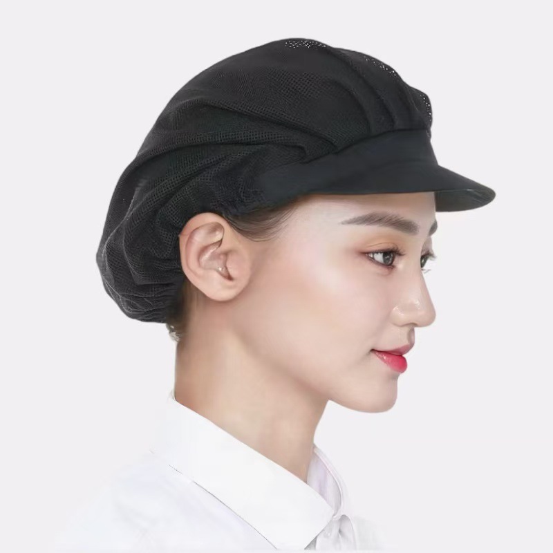 Sombrero de taller de alimentos respirable a prueba de humo de aceite sombrero de cocina sombrero de cocinera sombrero de cocinera sombrero de trabajo