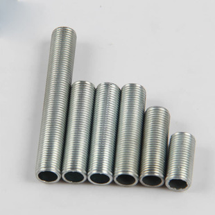 M10M16M20M25 screw rod hollow full tooth tube screw rod engineering chandelier lamp connecting tube embedded tooth tube