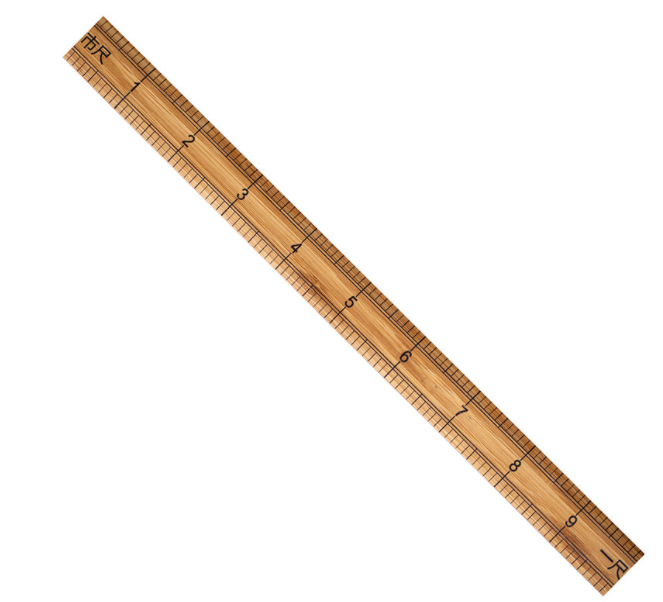Regla regla de madera 15cm-30cm ayudas didácticas regla de madera Sastre Escala doble sola escala logotipo impreso