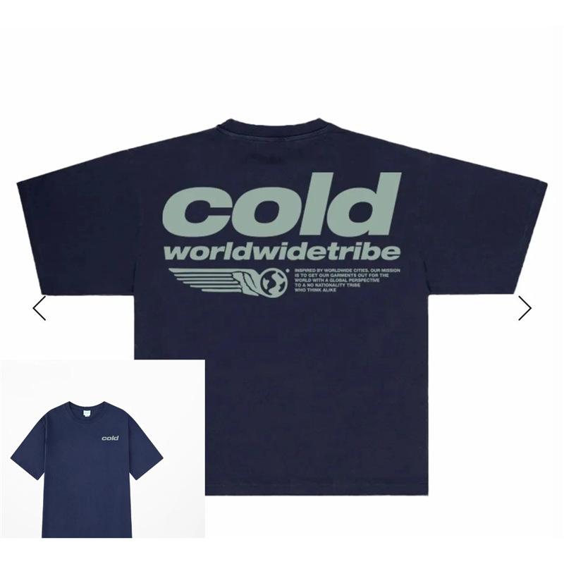 Other T-shirt Letter Print Navy
