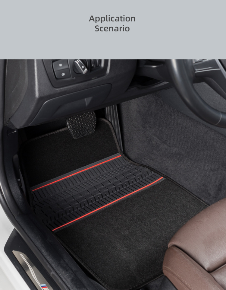 Cross-border European and American best-selling universal waterproof and non-slip car floor mats, universal suede, easy to clean, factory supplied