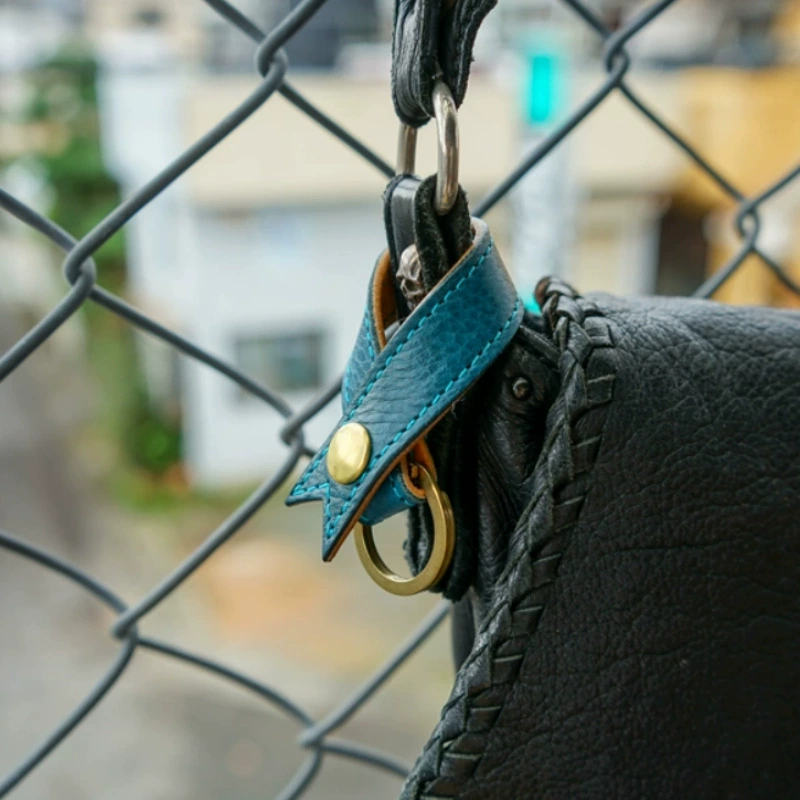 Персонализированный кулон для ключей из искусственной кожи макарон, модная портативная сумка, подвеска для ключей от автомобиля, аксессуар для ключей