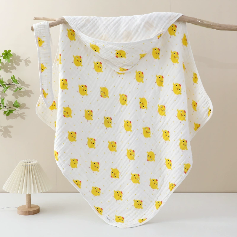 Шестислойное одеяло из чистого хлопка для новорожденных, тип А, одеяло для ожидания в родильном зале, маленькое одеяло, четырехсезонное детское одеяло