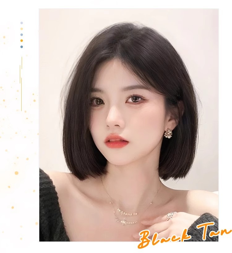 [dark brown lace style] + hair net