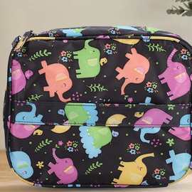 跨境斜纹化妆包便携家用收纳包批量可定防水大容量化妆包工厂直供