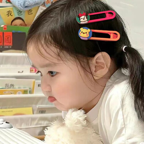 Korean New Children Cute Candy Hair Clips for Girls, Bangs Fringe Hair Accessories, Parent-Child Set for Girls' Hair Pins