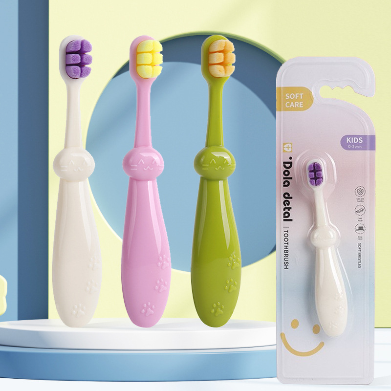 Ten thousand hair toothbrush cleaning children's new dopamine senior soft hair children's baby 3-12 years old special toothbrush wholesale