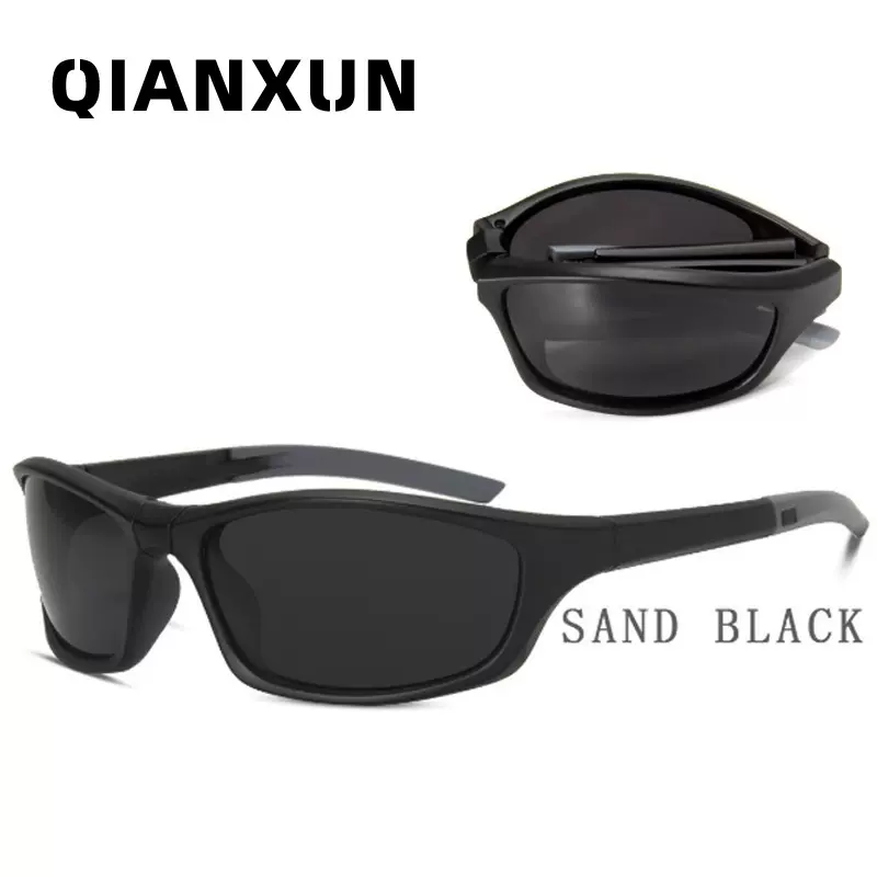 户外折叠运动墨镜男防紫外线登山镜偏光骑行太阳镜防晒Sunglasses