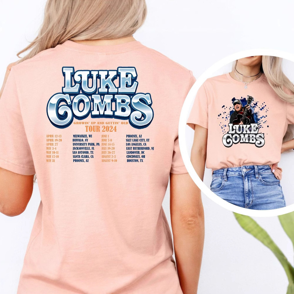 Luke Combs 2024 Tour Shirt Merch Fans Essentials Bullhead