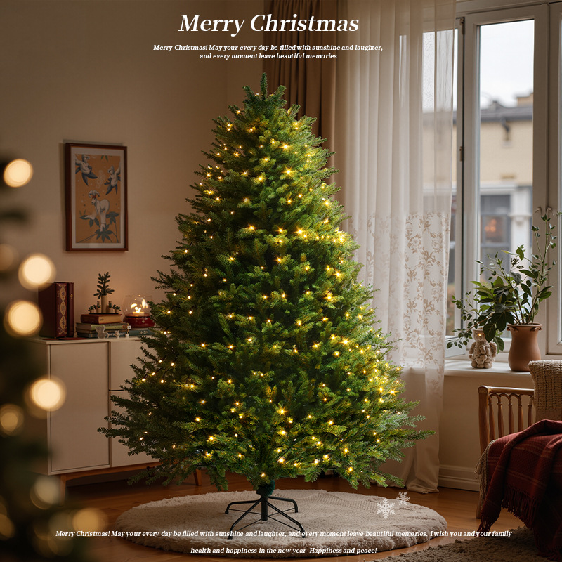 Nuevo transfronterizo puro PE decoración de árbol de Navidad decoración de decoración de Navidad para el hogar decoración de alta calidad de la sala de estar nuevo PE decoración de Navidad