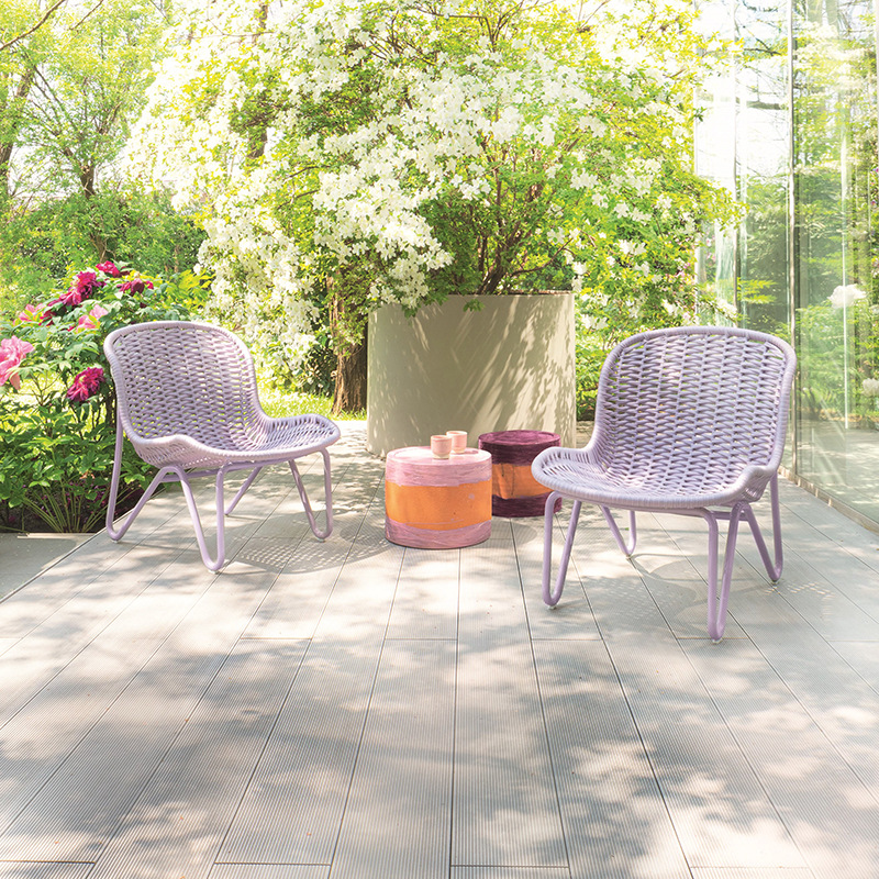 戶外沙發單人藤編藤椅躺椅懶人休閒家具陽台防水防曬北歐桌椅庭院