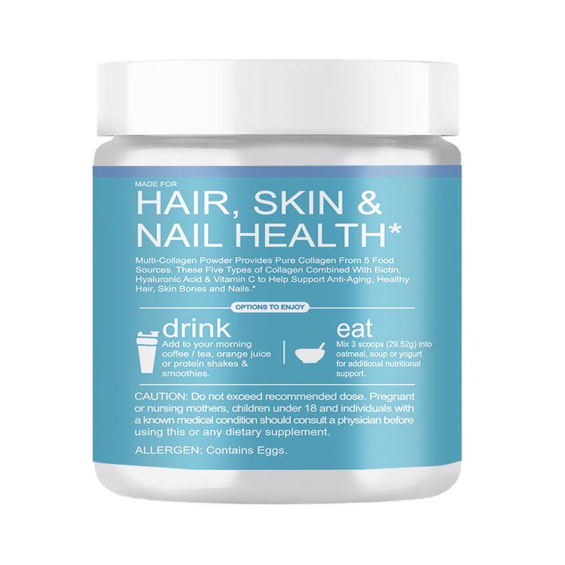 Cross-Border Hot Selling Muti Collagen Peptides Powder Multi-Dimensional Collagen Peptide Powder O Em Cross-Border Hot Selling Muti Collagen Peptides Powder Multi-Dimensional Collagen Peptide Powder O Em