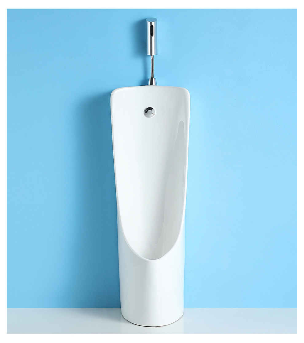 Men's urinal floor-standing wall-mounted integrated fully automatic sensor ceramic urinal, household urinal urinal undefined