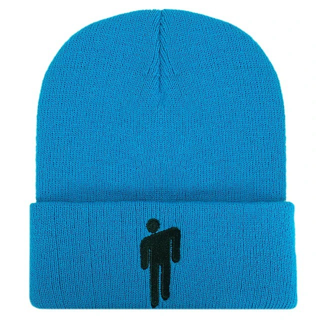 Knit beanie Billie Eilish-style, adjustable unisex hat, multiple colors