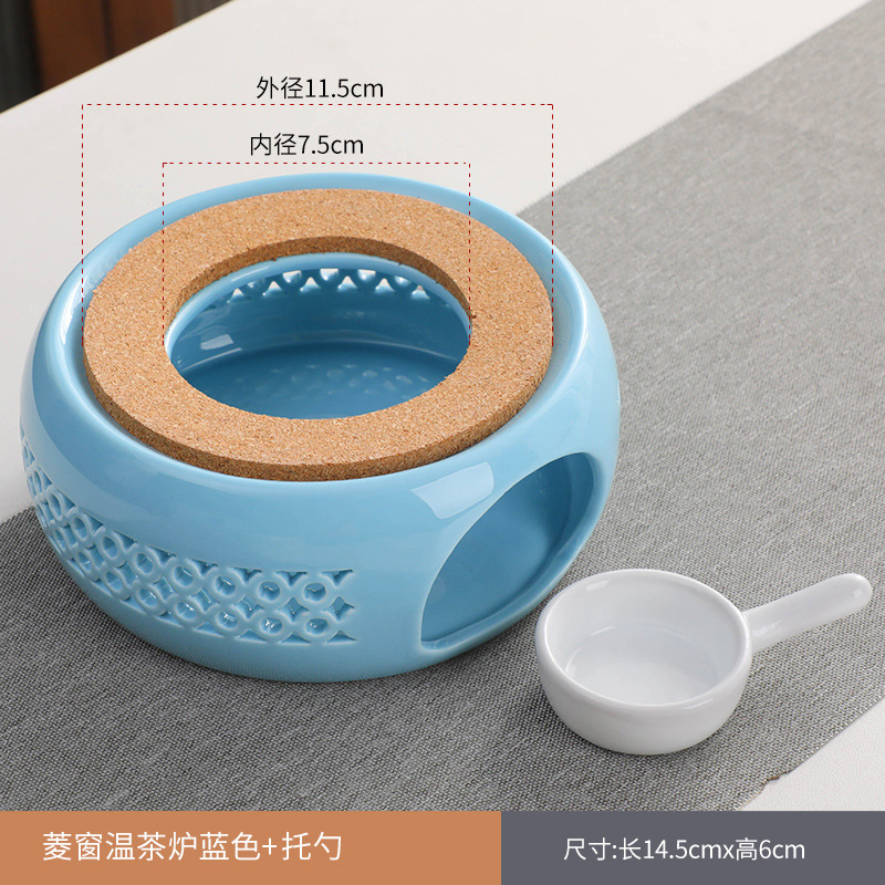 Directo de fábrica de té de la vela calentador de cerámica de la preservación del calor del hogar calefacción calentador de té restaurante Hotel calentador de té