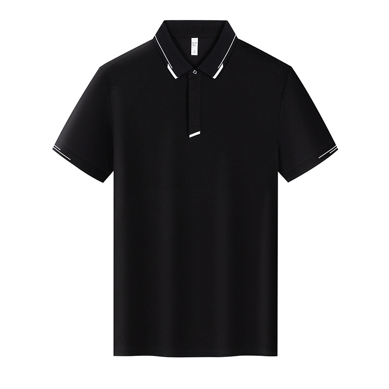 夏の作業服半袖折り襟ポロシャツtシャツ企業文化広告シャツ印字ロゴ|undefined