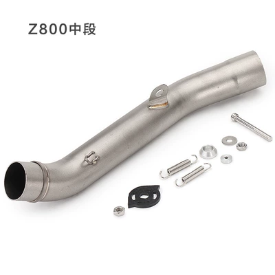 Exhaust pipe stainless steel imitation titanium Kawasaki - z800-stainless-steel-middle-section
