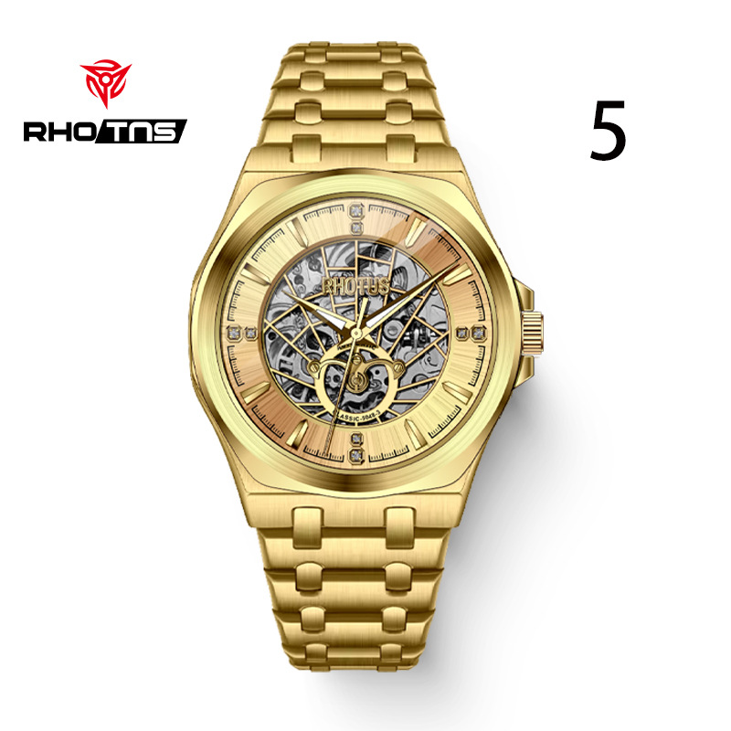 금 껍질 금 표면 금 강철 벨트 5048-3