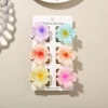 Set, cards, 6 pieces, 4 cm, heart-shaped