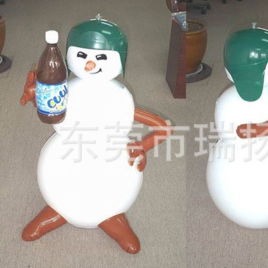 充气圣诞老人雪人气模外贸出口圣诞节美陈装饰镜面球设计定 制