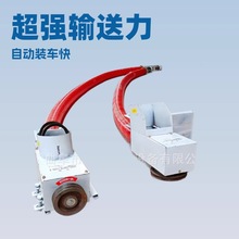 农用小型吸粮机 电动颗粒软管输送机 软管弹簧绞龙车载式上料设备