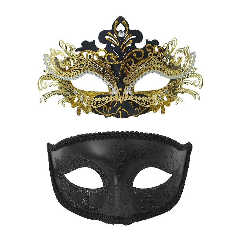 Transfronterizo suministro directo máscara de cabeza plana pintada Amazon Carnaval espectáculo de cine y televisión baile máscara de mitad de cara props