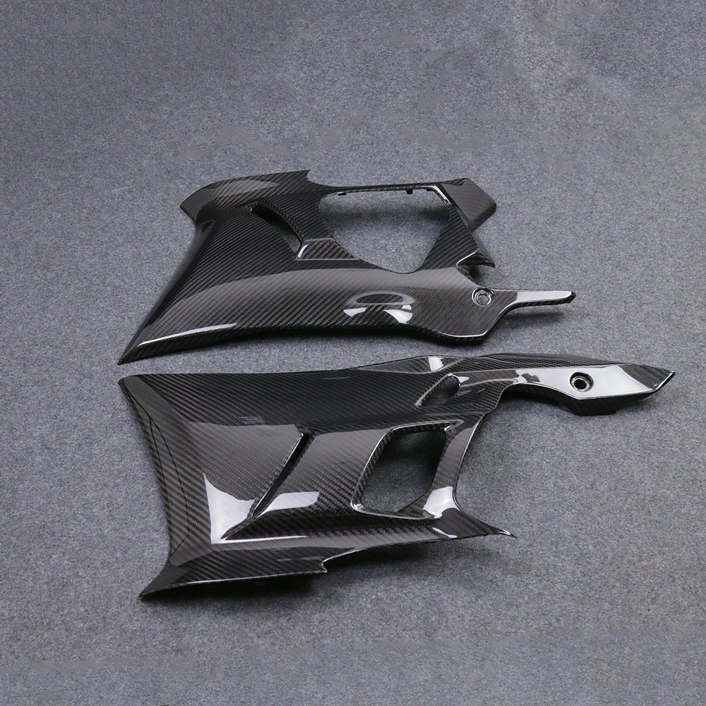 Suitable for new YAMAHA YAMAHA R3 lower spoiler carbon fiber shell motorcycle accessories lower large side plate