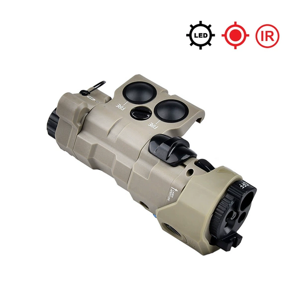 Sand color -mawl red laser+white light+IR nylon version