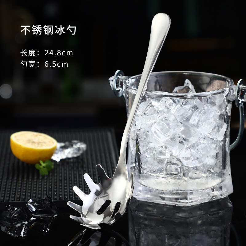 Bar de hielo de acero inoxidable de alto valor de cara bar de champán cerveza comercial vino tinto hogar creativo pequeño hielo bar