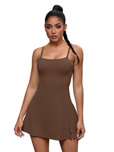 Z 97371 Breathable Backs Sport Dress with Padded Bra ����