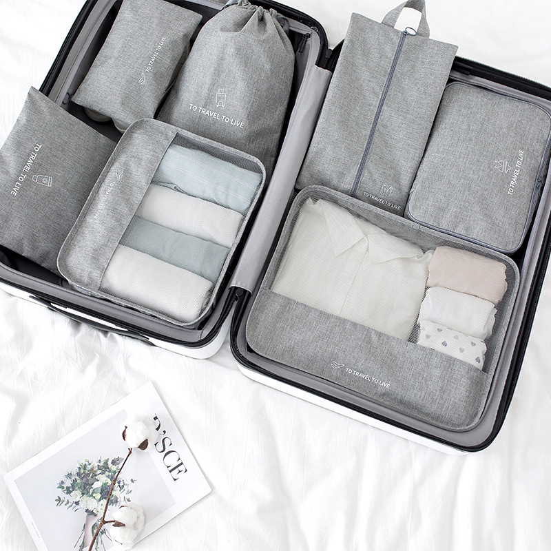 2021 new pattern Portable travel Set of parts Storage bag waterproof clothes Underwear Finishing package wear-resisting travel Storage bag