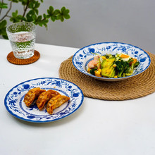 美浓烧 日式餐具进口陶瓷家用碗盘碟