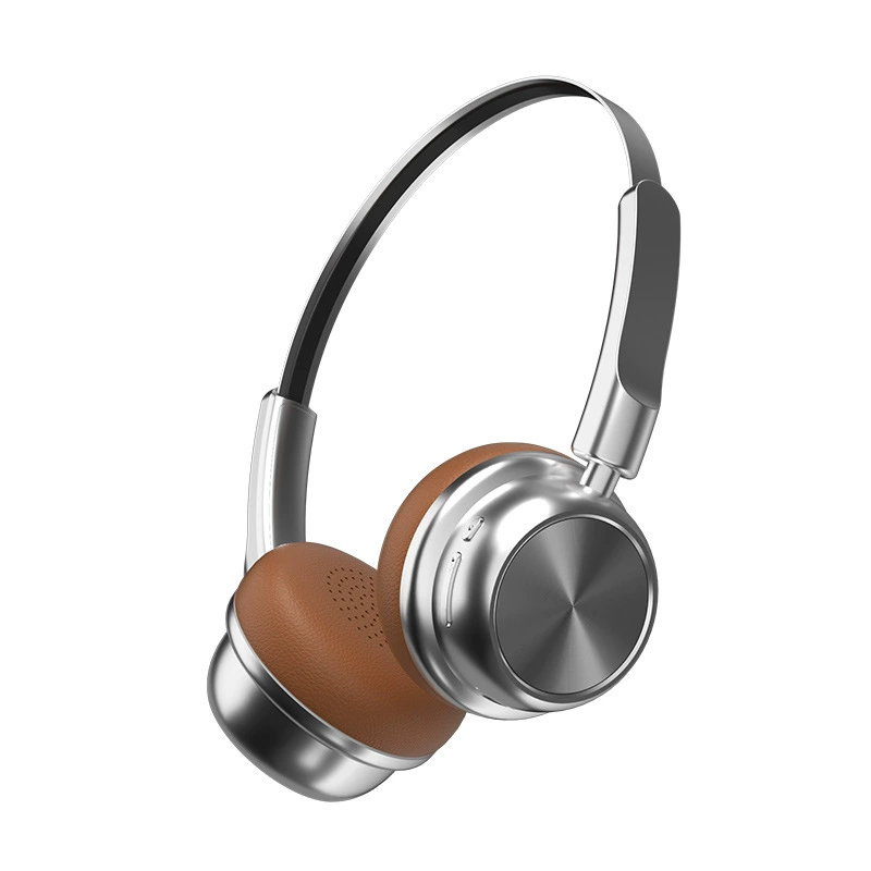 Новый кроссбордер CR-20 ретро и модный Maillard металлический Bluetooth наушники 5.4 наушники сверхдолгий срок службы батареи