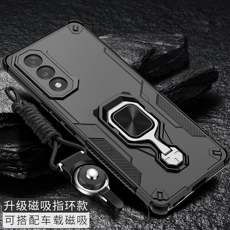 Suitable for Oneplus Ace5 Extreme Edition Mobile Phone Case Magnetic Airbag Anti-Fall Military Grade Car Holder Protective Cover Suitable for Oneplus Ace5 Extreme Edition Mobile Phone Case Magnetic Airbag Anti-Fall Military Grade Car Holder Protective Cover