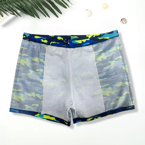 [Premium Boys' Teen Swim Trunks] Loose-Fitting Swimsuits for Middle & High School Students—Perfect for Hot Spring Bathing