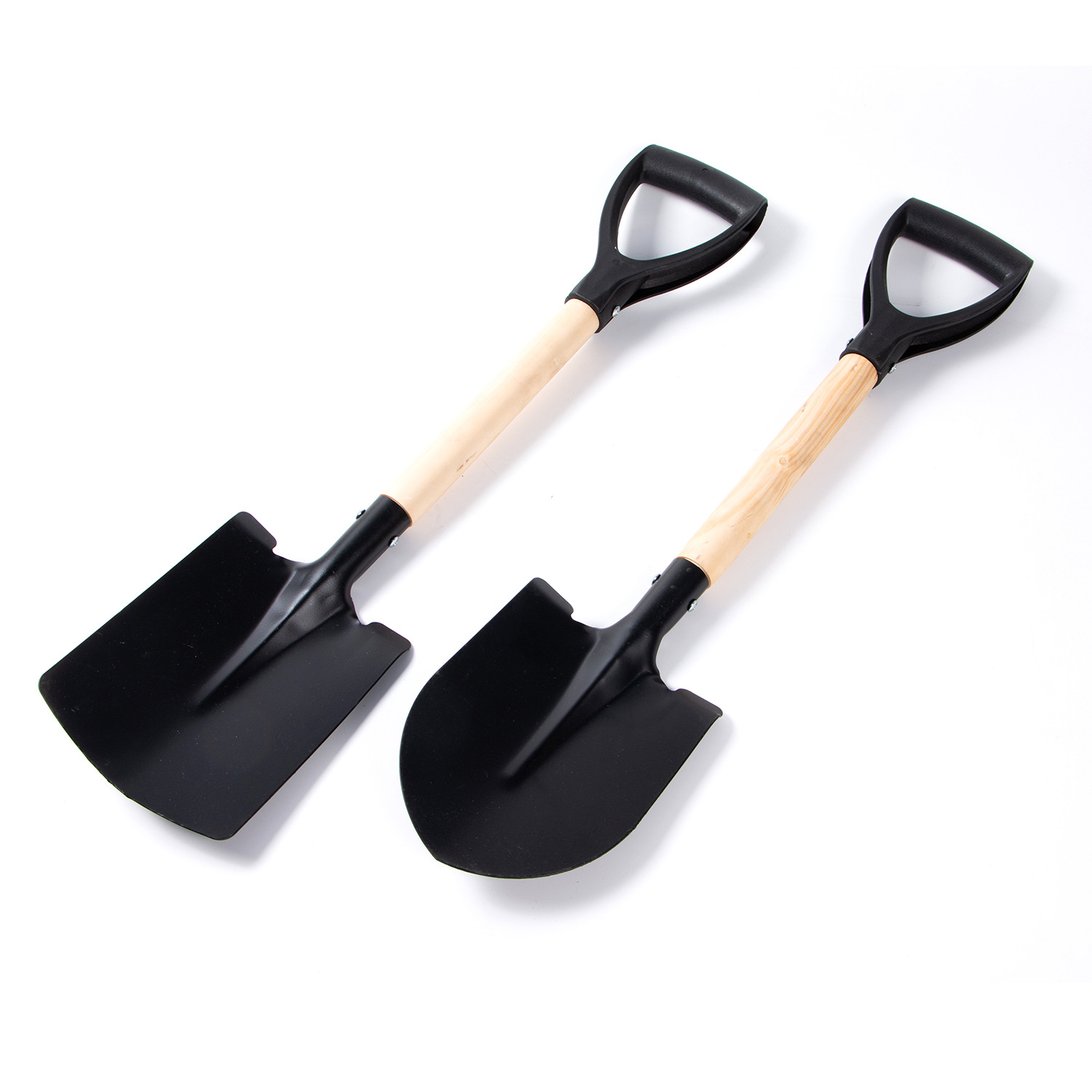 Manos de madera al por mayor negros cuadrados espesar pala jardinería casera pala suelo suelto pala maceta pala herramienta pala